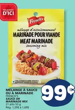 Marché Bonichoix FRENCH'S SAUCE OR MARINADE MIX offer