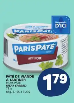 Marché Bonichoix PARIS PÂTÉ MEAT SPREAD offer
