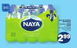 Marché Bonichoix NAYA NATURAL SPRING WATER offer