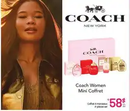 Uniprix COACH Coffret 4 morceaux/ 4-pieces set offer