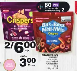 Marches Tradition CHRISTIE CRISPERS, MÉLI-MÉLO CRACKERS offer