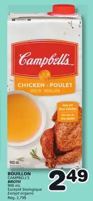 Marches Tradition CAMPBELL'S BROTH offer