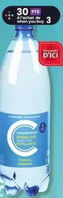 Marches Tradition COMPLIMENTS SPARKLING WATER offer