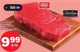 Marches Tradition STERLING SILVER TOP SIRLOIN STEAK offer