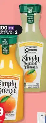 Marches Tradition SIMPLY REFRIGERATED FRUIT JUICE, PUNCH OR LEMONADE offer