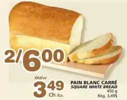Marches Tradition SQUARE WHITE BREAD offer