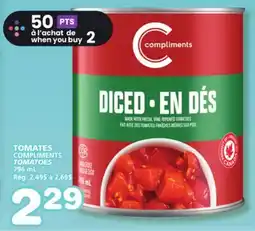 Marches Tradition COMPLIMENTS TOMATOES offer