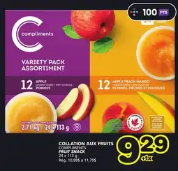 Marches Tradition COMPLIMENTS FRUIT SNACK offer