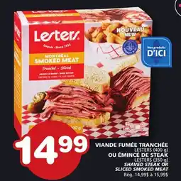 Marches Tradition LESTERS SHAVED STEAK OR SLICED SMOKED MEAT offer