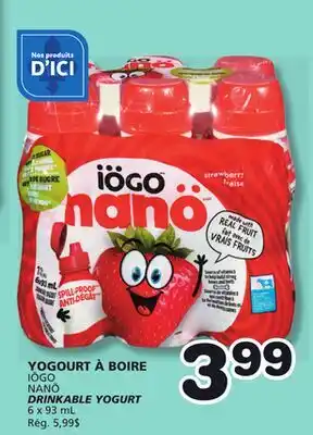 Marches Tradition IÖGO NANÖ DRINKABLE YOGURT offer