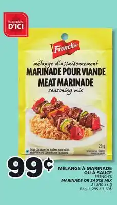 Marches Tradition FRENCH'S MARINADE OR SAUCE MIX offer