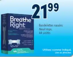 Familiprix BREATHE RIGHT, Nasal strips, 44 unités offer