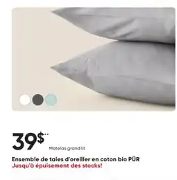 Dormez Vous Ensemble de taies d'oreiller en coton bio PÜR offer