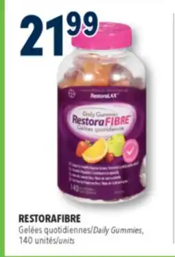 Familiprix RESTORAFIBRE, Daily Gummies, 140 units offer