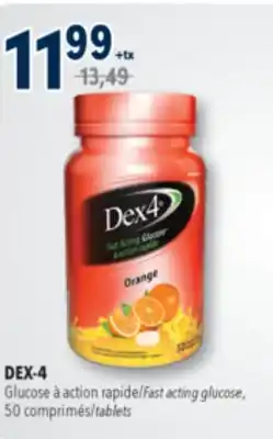 Familiprix DEX-4, Fast acting glucose, 50 tablets offer