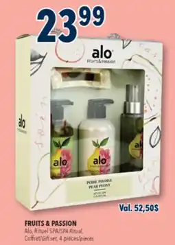Familiprix FRUITS & PASSION SPA Ritual Gift set, 4 pieces offer