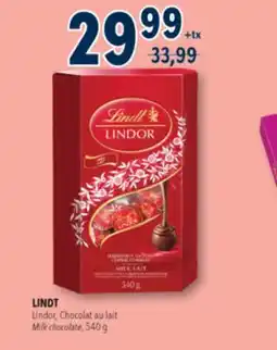 Familiprix LINDT, Lindor, Milk chocolate offer