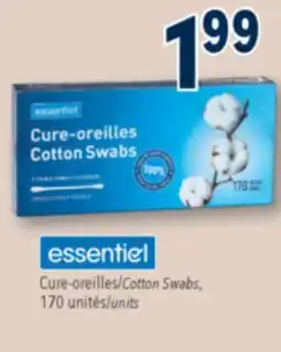 Familiprix ESSENTIEL Cotton Swabs, 170units offer
