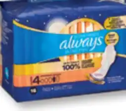 Familiprix ALWAYS, Selected pads or liners or SENSODYNE, Selected toothpastes offer