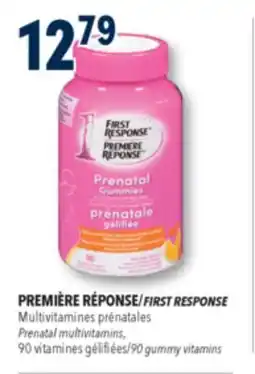 Familiprix FIRST RESPONSE, Prenatal multivitamins, 90 gummy vitamins offer