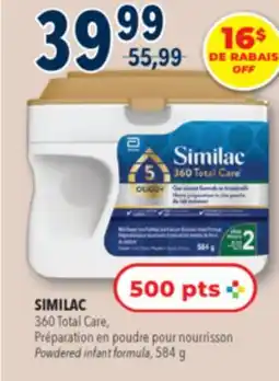 Familiprix SIMILAC, 360 Total Care, Powdered infant formula offer