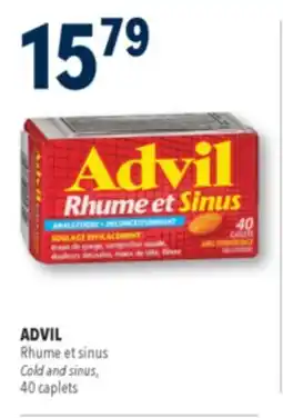 Familiprix ADVIL, Cold and sinus, 40 caplets offer
