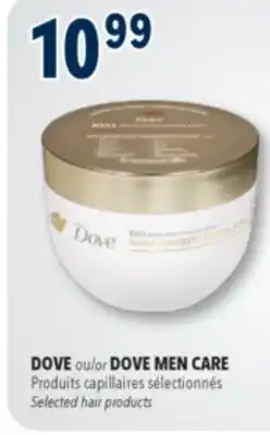 Familiprix DOVE or DOVE MEN CARE Selected hair products offer