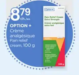 Proxim OPTION + Pain relief cream offer