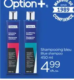 Proxim OPTION+ Blue shampoo offer