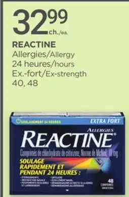 Proxim REACTINE Allergies/Allergy, Ex.-fort/Ex-strength offer