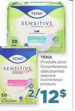 Proxim TENA Selected incontinence products offer