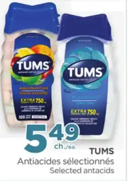 Proxim TUMS Selected antacids offer
