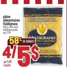 Marché Adonis PÂTES ALIMENTAIRES VALDIGRANO | VALDIGRANO PASTA offer