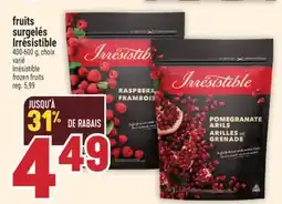 Marché Adonis FRUITS SURGELÉS IRRÉSISTIBLE | IRRÉSISTIBLE FROZEN FRUITS offer