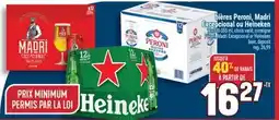 Marché Adonis BIÈRES PERONI, MADRI EXCEPCIONAL OU HEINEKEN | PERONI, MADRI EXCEPCIONAL OR HEINEKEN BEER offer