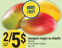 Marché Adonis MANGUES ROUGES OU ATAULFO | RED OR ATAULFO MANGOES offer
