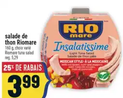 Marché Adonis Salade De Thon Riomare | Riomare Tuna Salad offer
