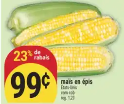 Marché Adonis MAÏS EN ÉPIS | CORN COB offer