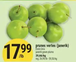Marché Adonis PRUNES VERTES (JANERIK) | JANERIK GREEN PLUMS offer