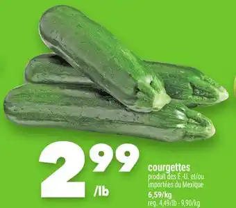 Marche Ami COURGETTES offer
