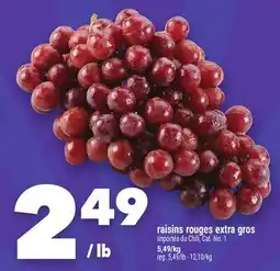 Marche Ami RAISINS ROUGES EXTRA GROS offer