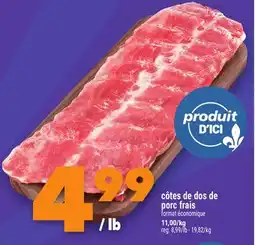 Marche Ami côtes de dos de porc frais offer