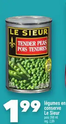 Marche Ami LÉGUMES EN CONSERVE LE SIEUR offer