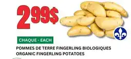 Marches Tau POMMES DE TERRE FINGERLING BIOLOGIQUES offer