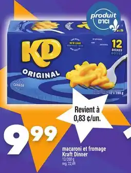 Marche Ami macaroni et fromage Kraft Dinner offer