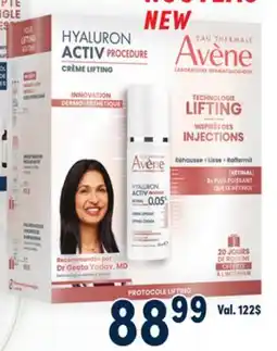 Familiprix AVÈNE, Gift set, Hyaluron Activ Procedure, Lifting cream offer