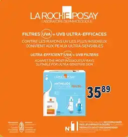 Familiprix LA ROCHE-POSAY, Gift set, Anthelios, Ultra Fluid SPF 50+, 3 pieces offer