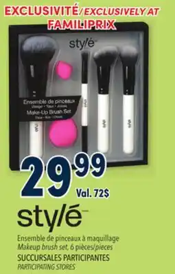 Familiprix STYLÉ Makeup brush set, 6 pieces offer