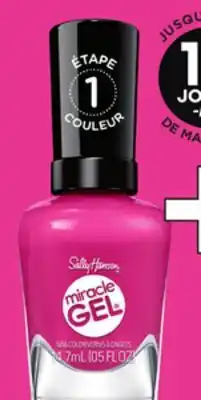 Familiprix SALLY HANSEN, Miracle Gel, Gel or Top Coat nail polish offer