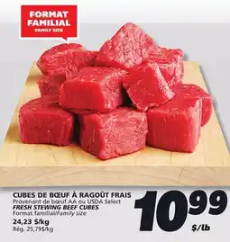 IGA CUBES DE BŒUF À RAGOÛT FRAIS offer
